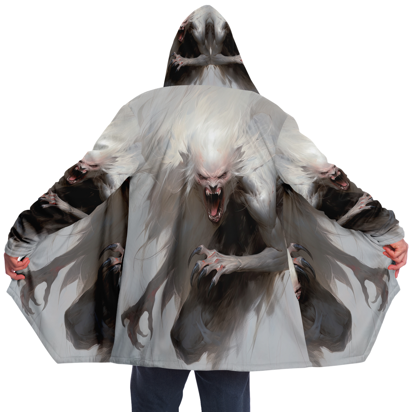 Frostbite Werewolf Microfleece Cloak