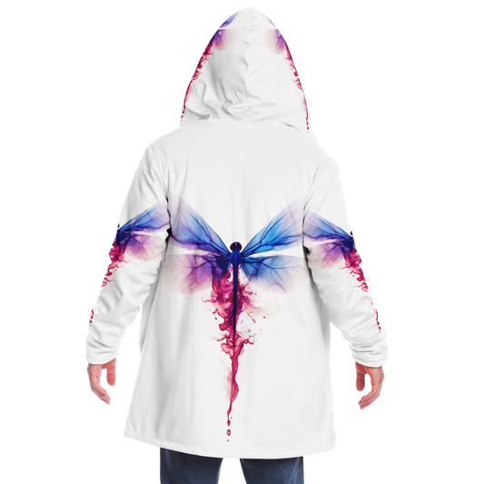 Inkblot Dragonfly Microfleece Cloak