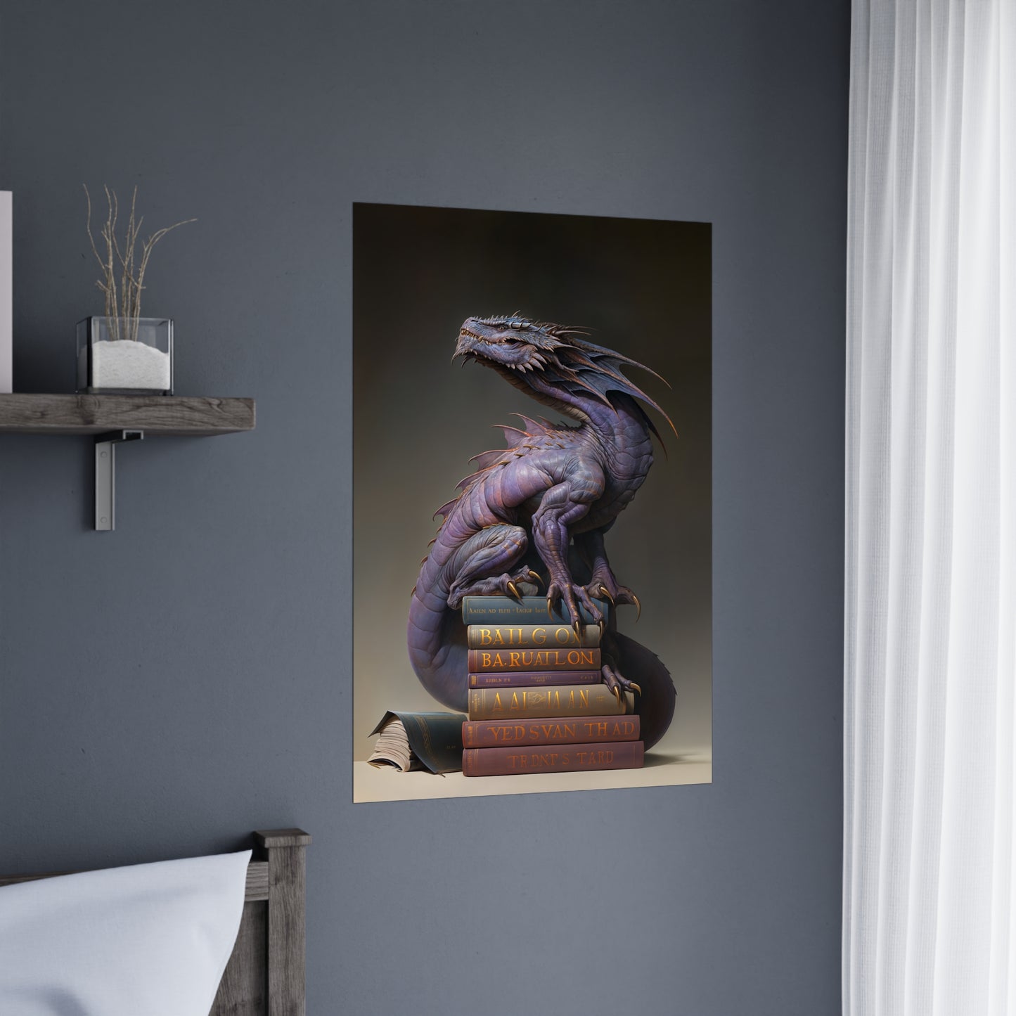 "Book Wyrm" Poster - Print