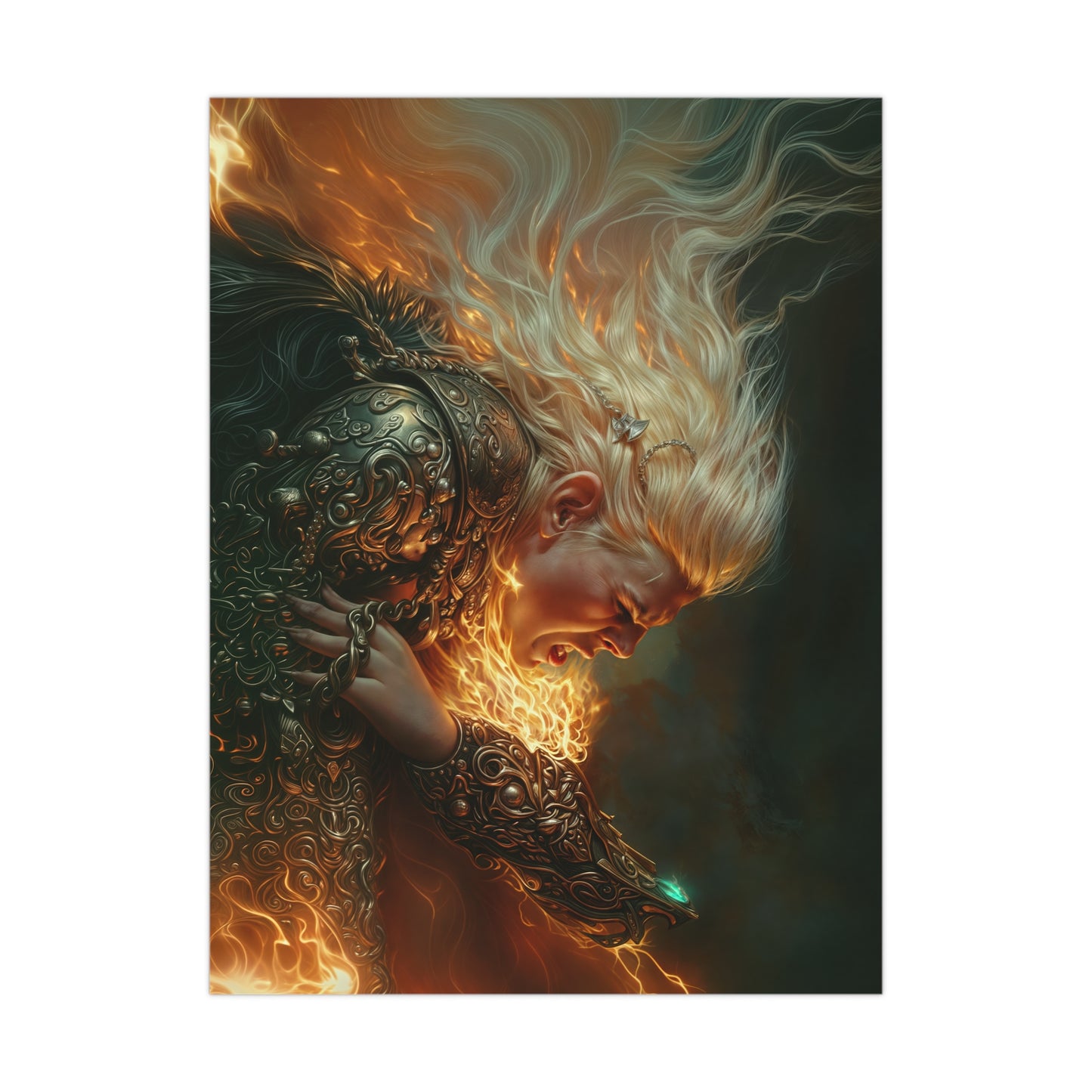 "Fiery Choices" Poster - Print