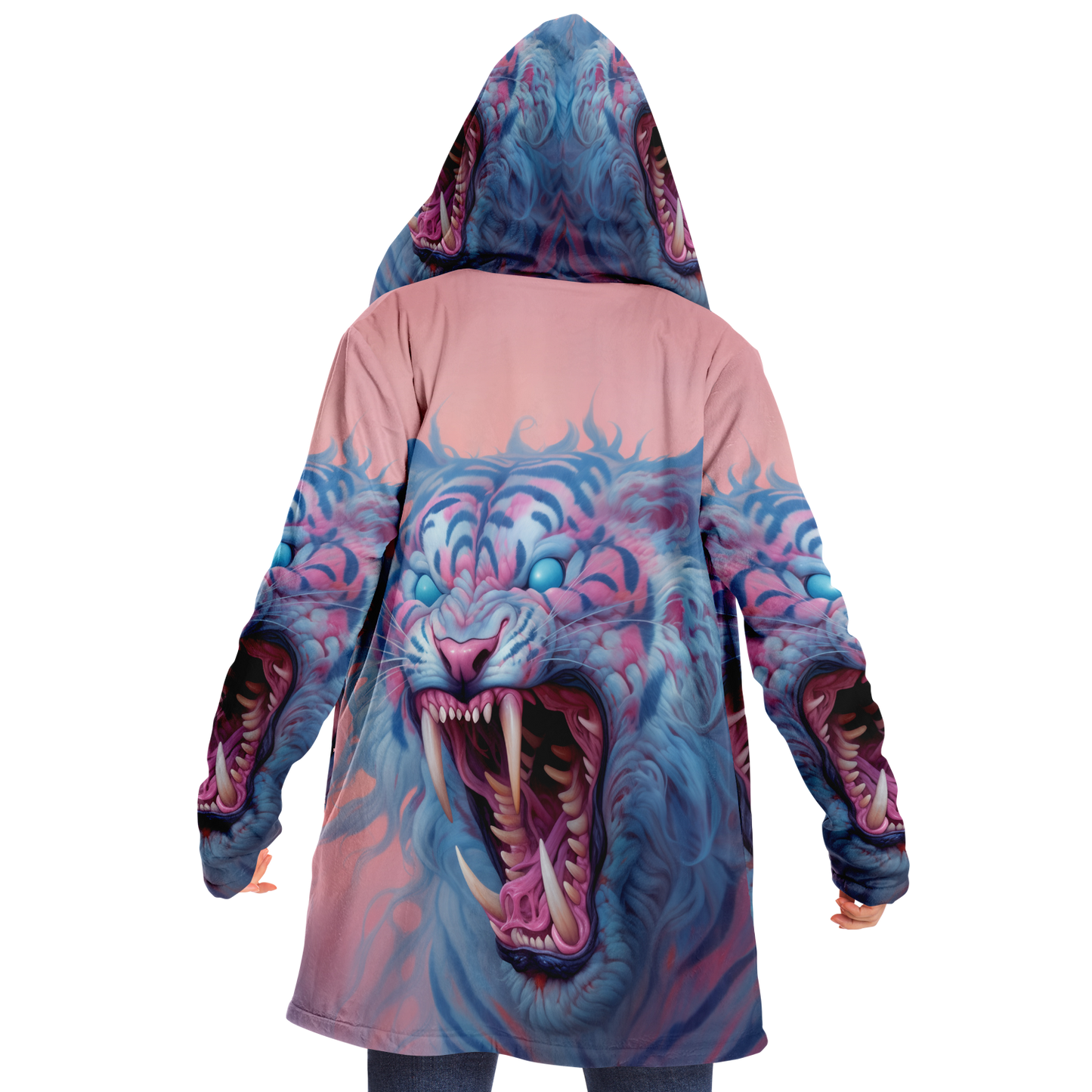 Demon Tiger Microfleece Cloak