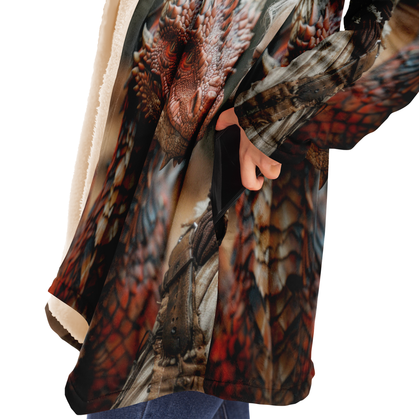 Dragon Rider In Training Microfleece Cloak