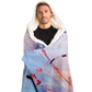 Indigo Glider Dragonfly Hooded Blanket