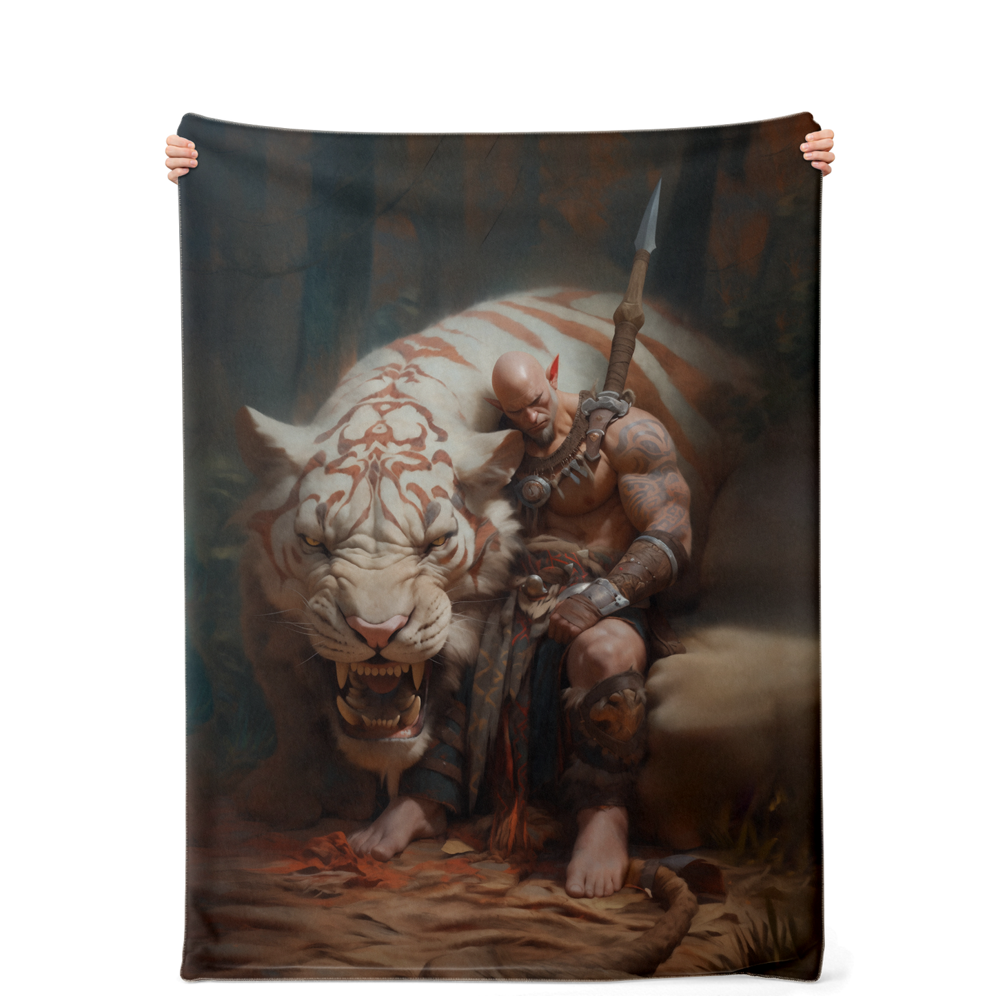 Tiger Scout Premium Microfleece Blanket