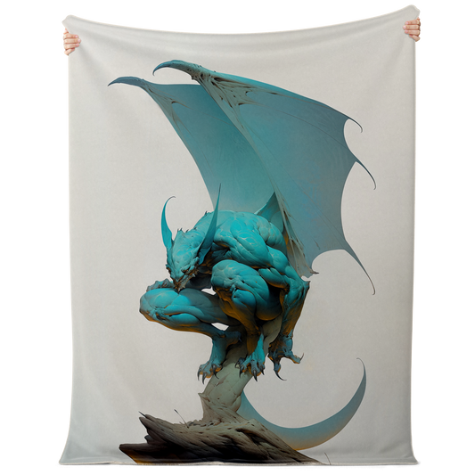 Winged Trickster Premium Microfleece Blanket