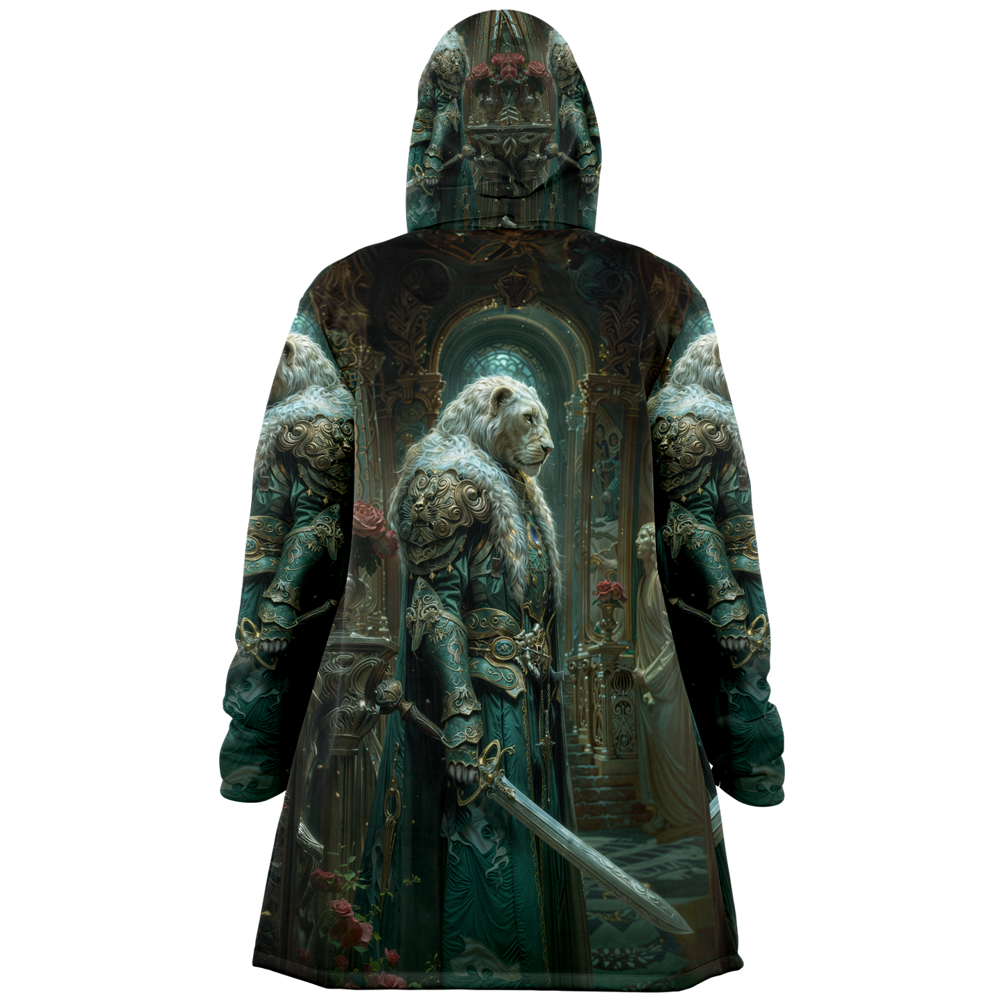 Valor In The Halls Of Kings Microfleece Cloak