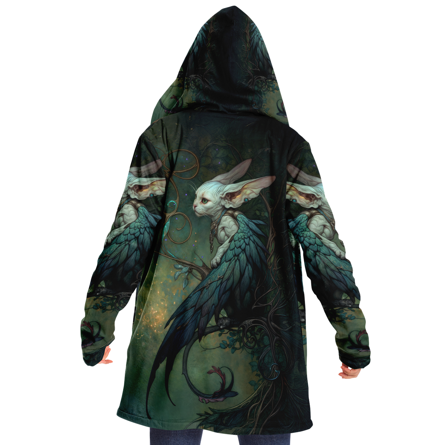 Dreamweaver’s Familiar Microfleece Cloak