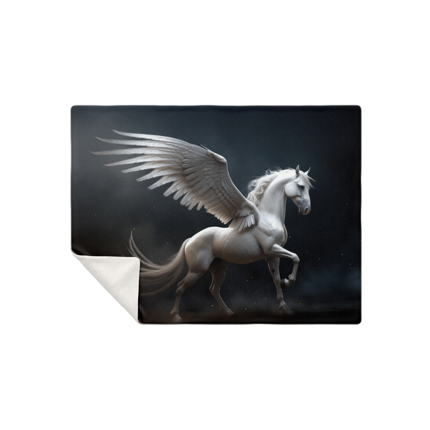 Ethereal Pegasus Premium Microfleece Blanket