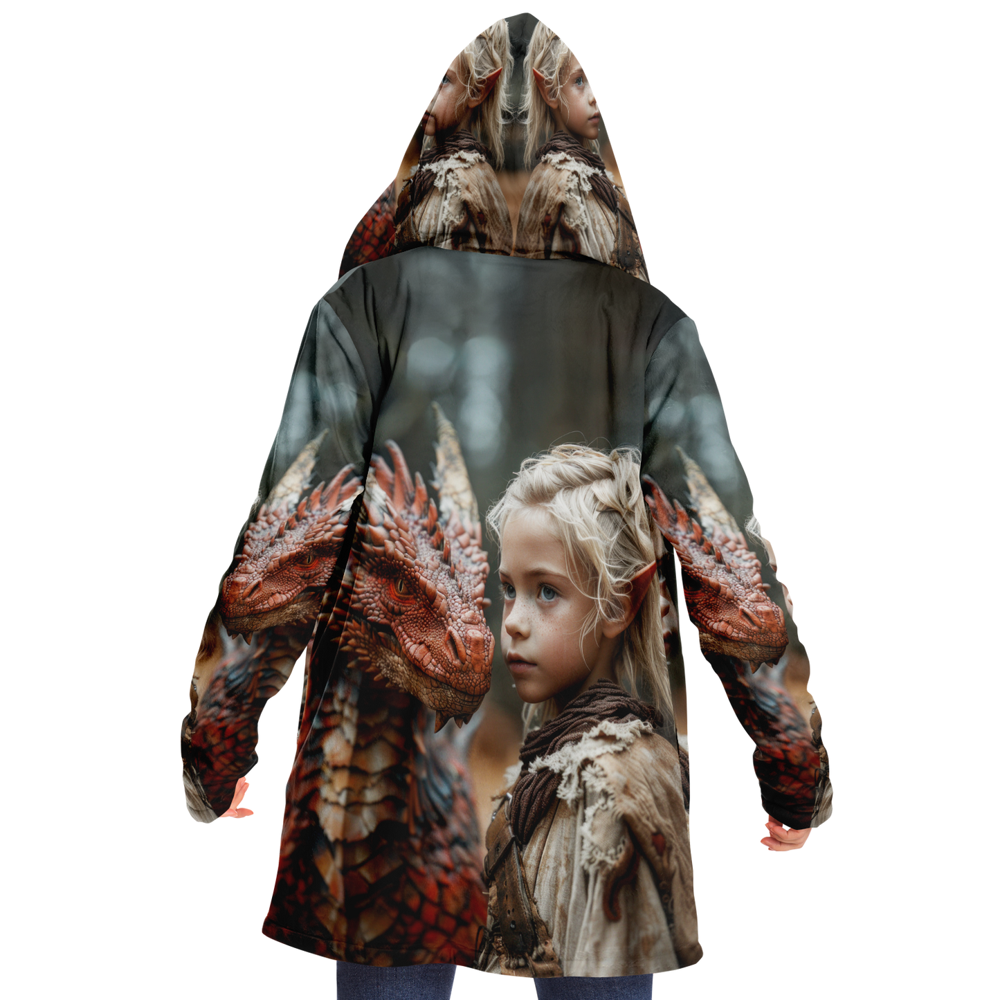 Dragon Rider In Training Microfleece Cloak