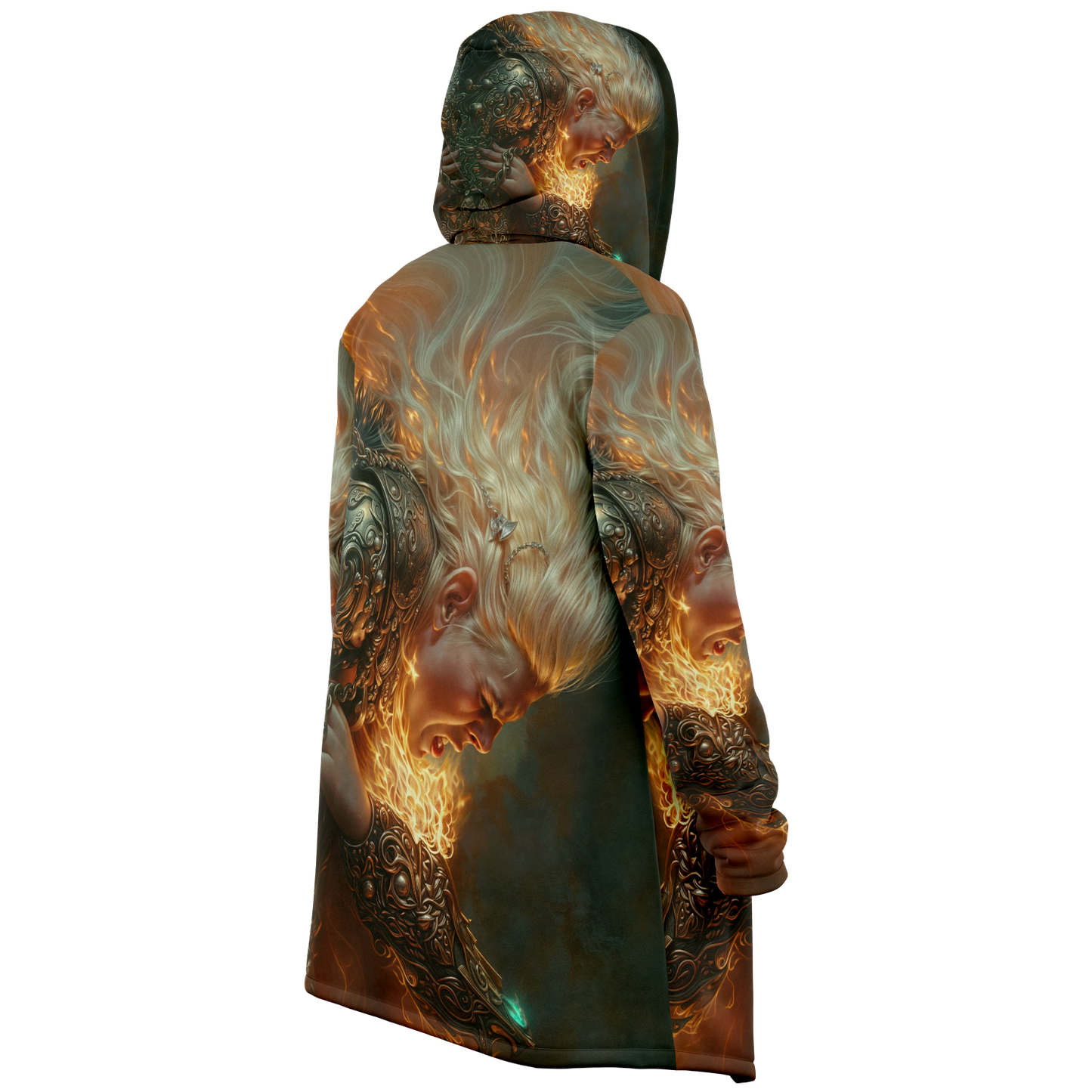 Fiery Choices Microfleece Cloak