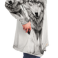 Wolf Sketch Microfleece Cloak