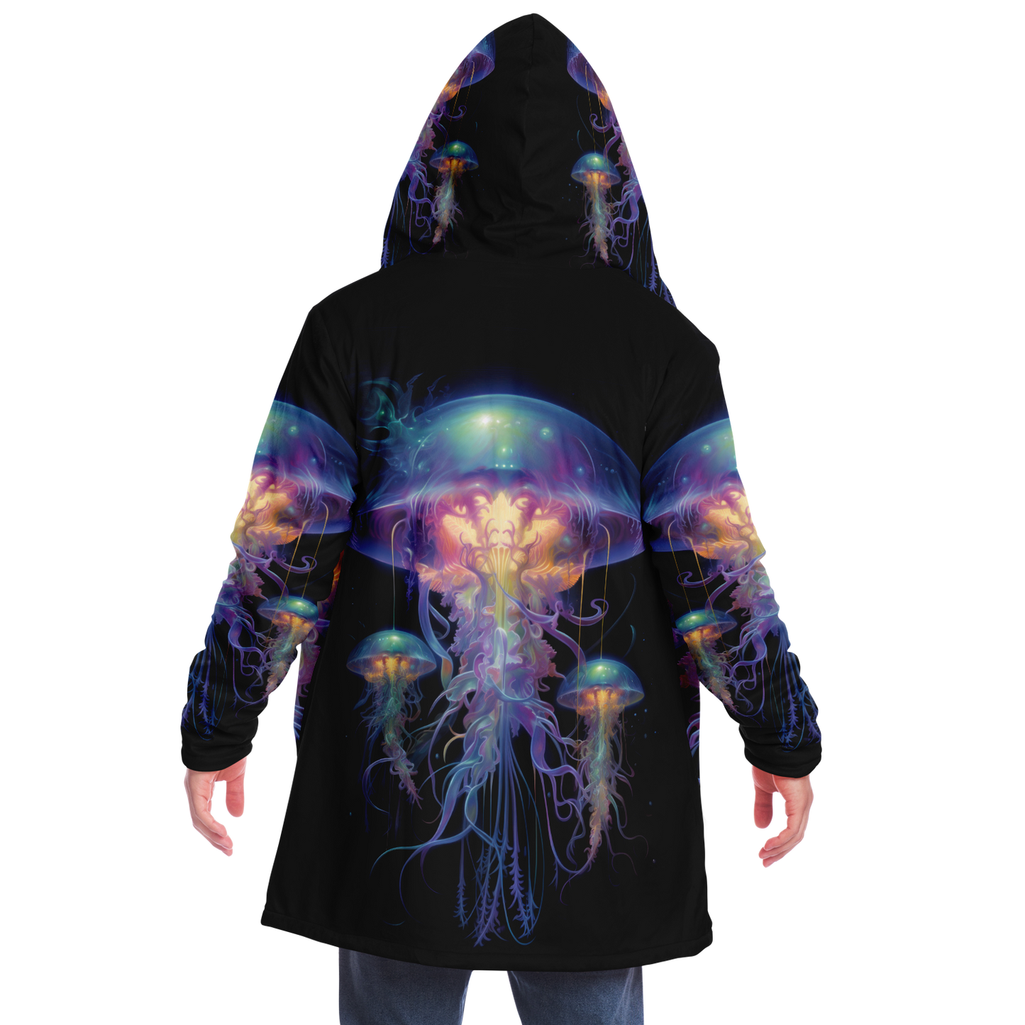 Space Jellyfish Microfleece Cloak