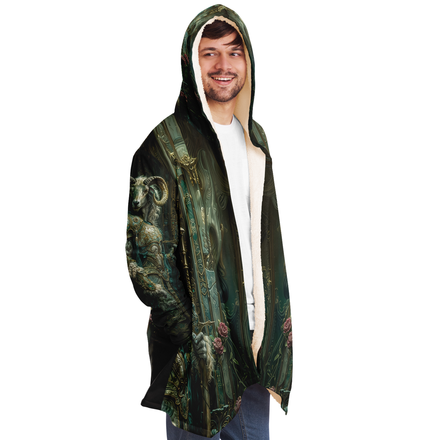 Emerald Oathkeeper Microfleece Cloak