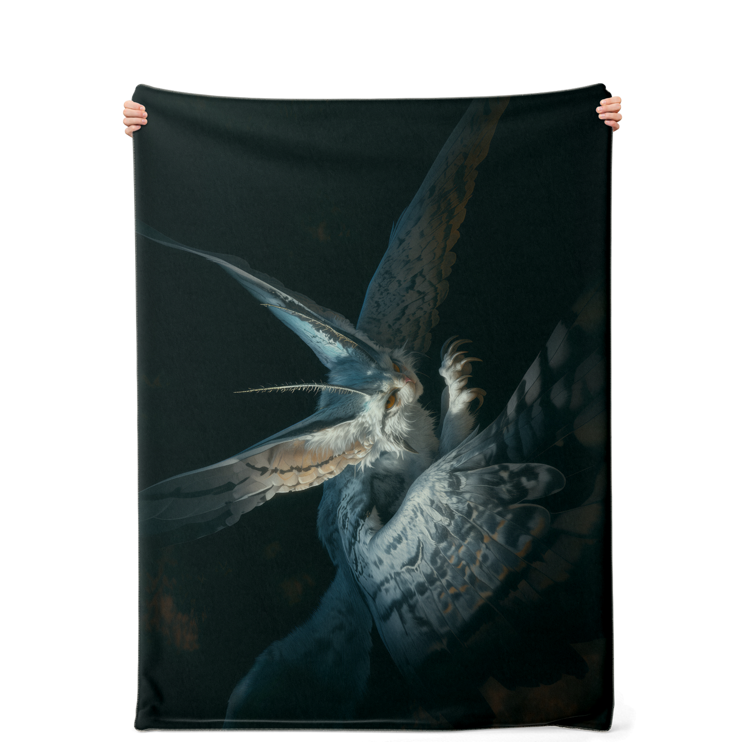 Shadowwing Prowler Premium Microfleece Blanket