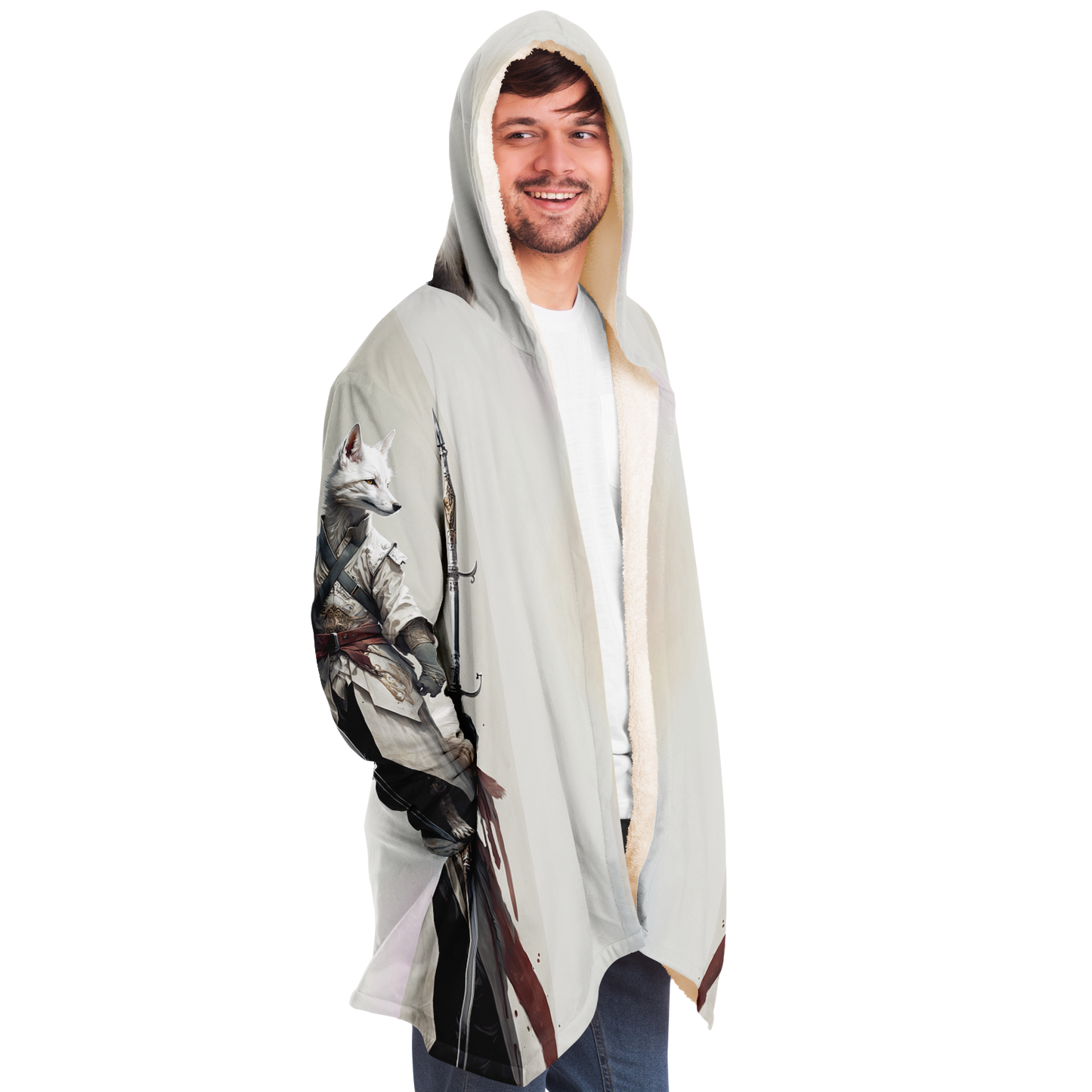 Fox Paladin Microfleece Cloak