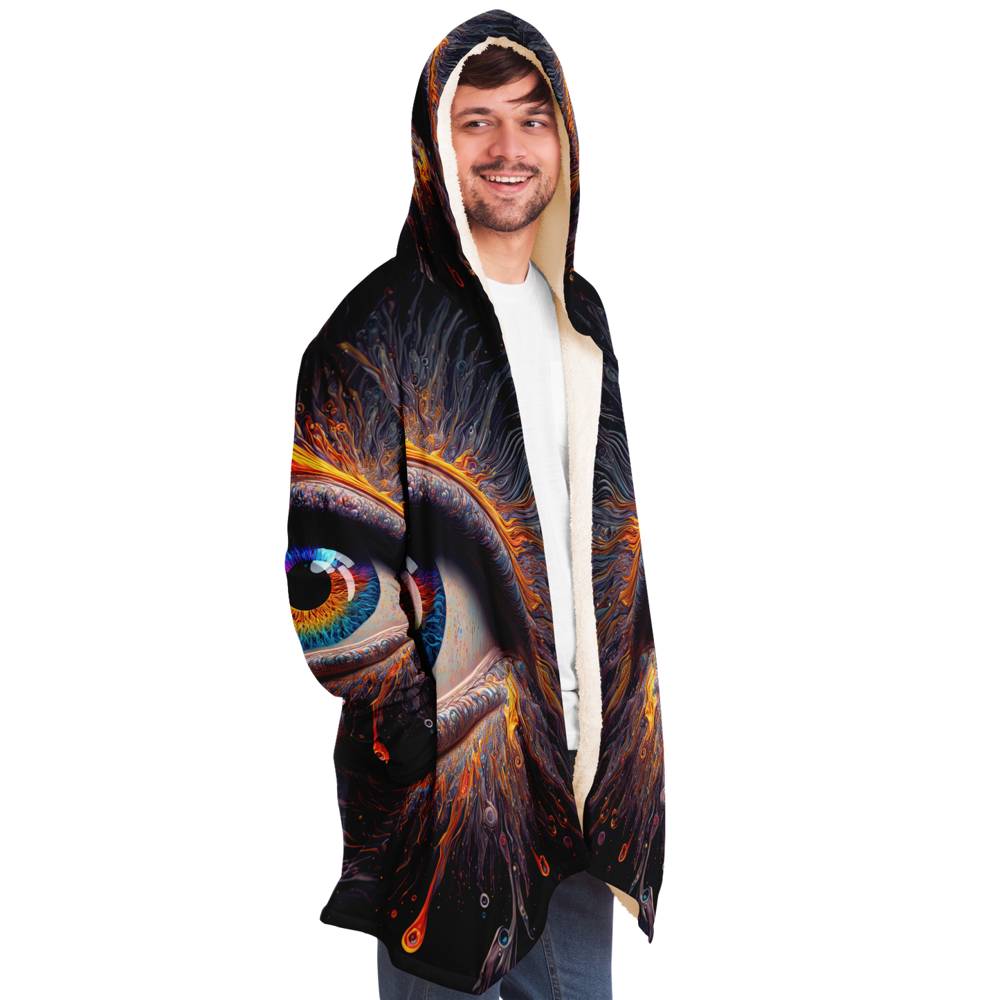 Liquid Dream Sight Microfleece Festival Cloak