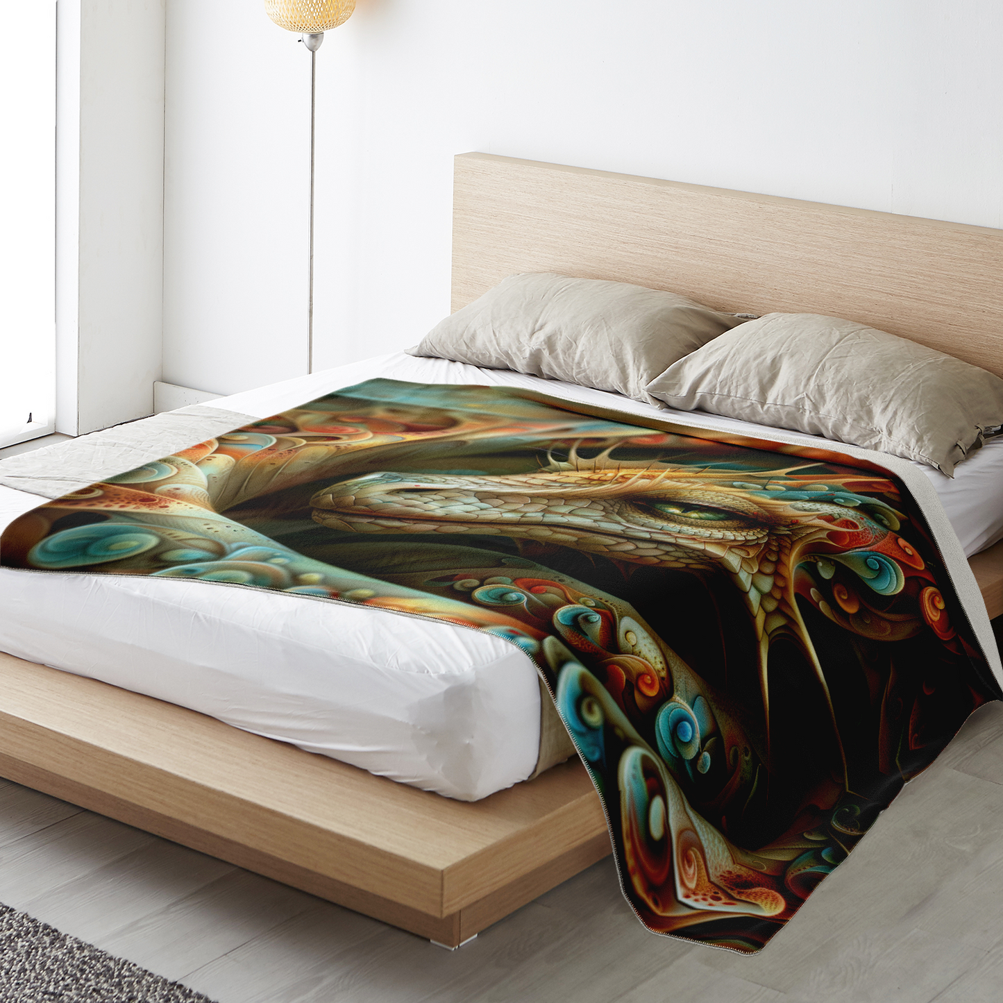 Premium Microfleece Spiralwyrm Blanket