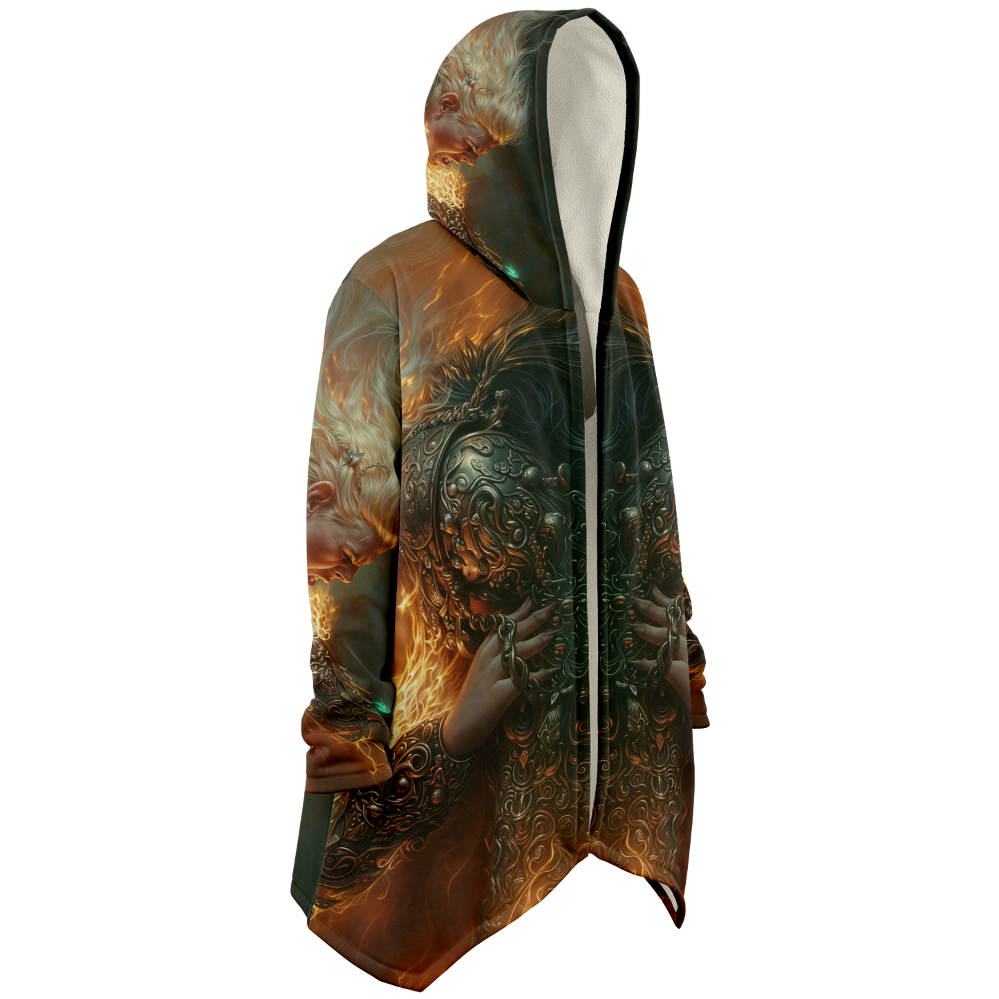 Fiery Choices Microfleece Cloak