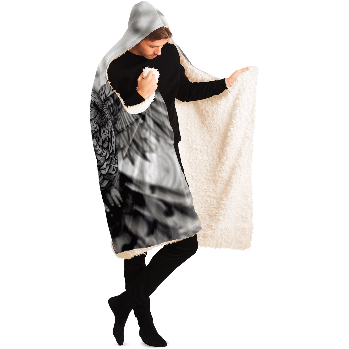 Falcons Escape Hooded Blanket