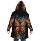 Psychedelic Monarch Microfleece Cloak