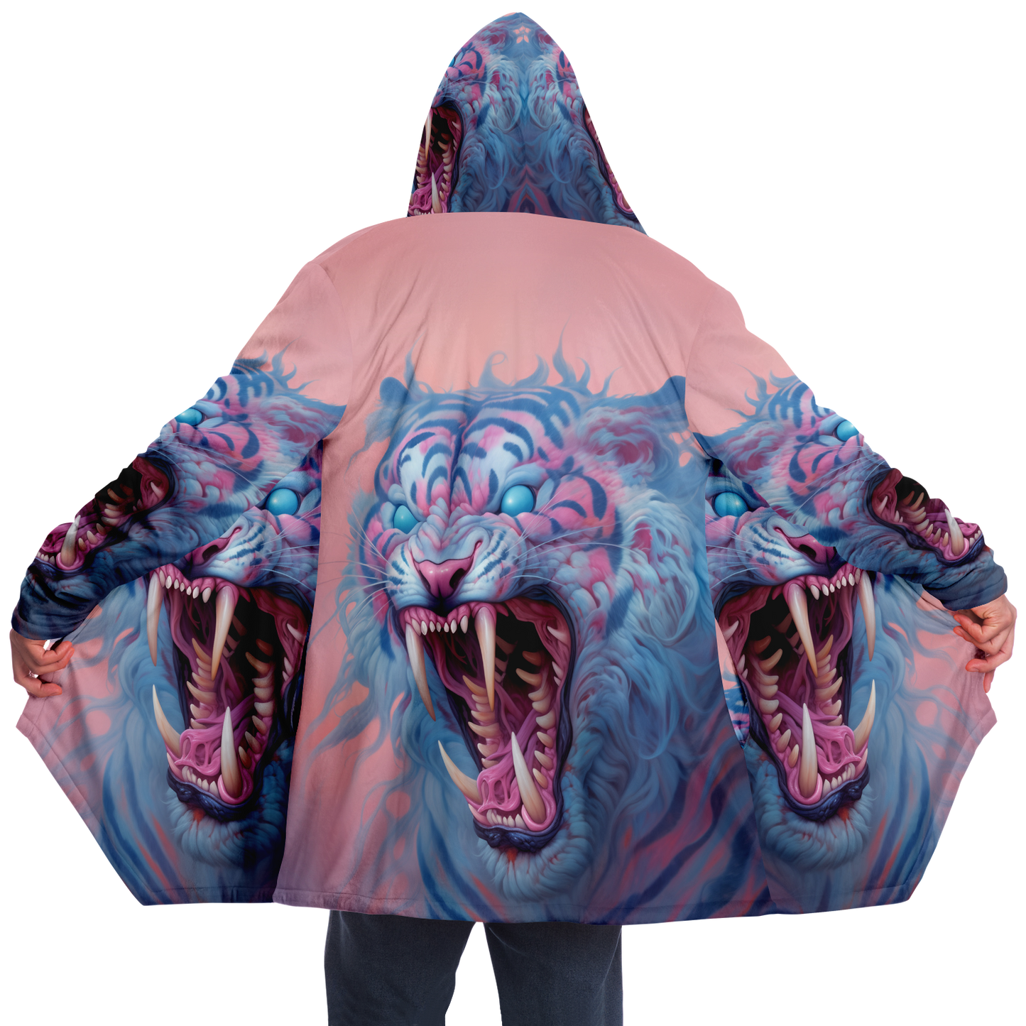 Demon Tiger Microfleece Cloak