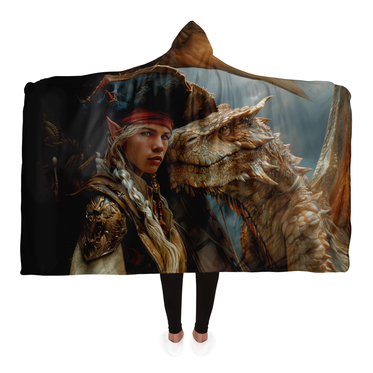 Stormriders of the Skies Hooded Blanket