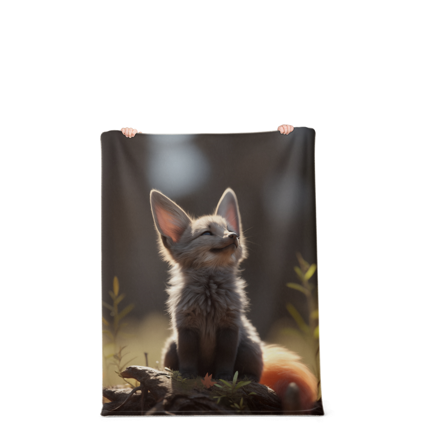 Dawn Fox Premium Microfleece Blanket