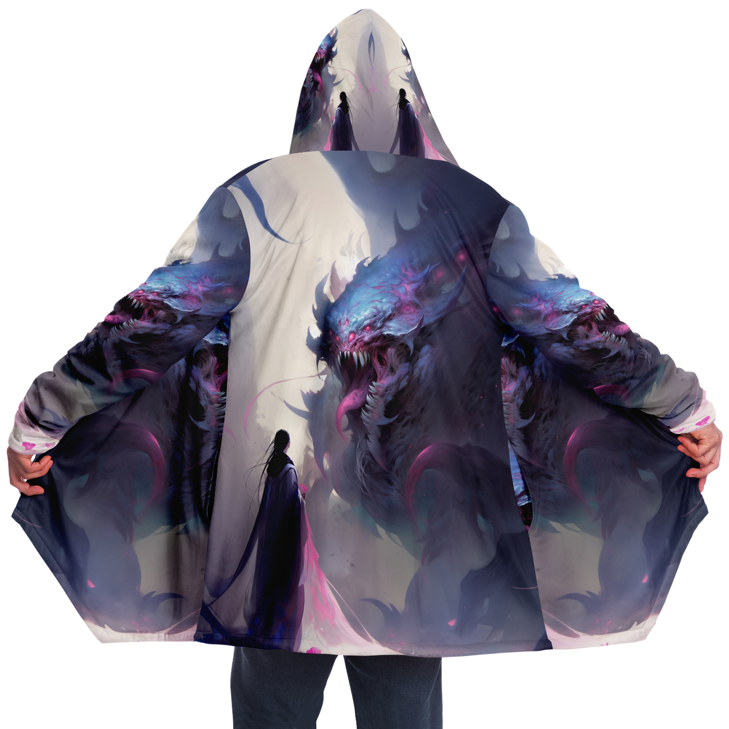 Kraken Of The Void Microfleece Cloak