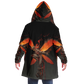 Flaming Dragonspryte Microfleece Cloak