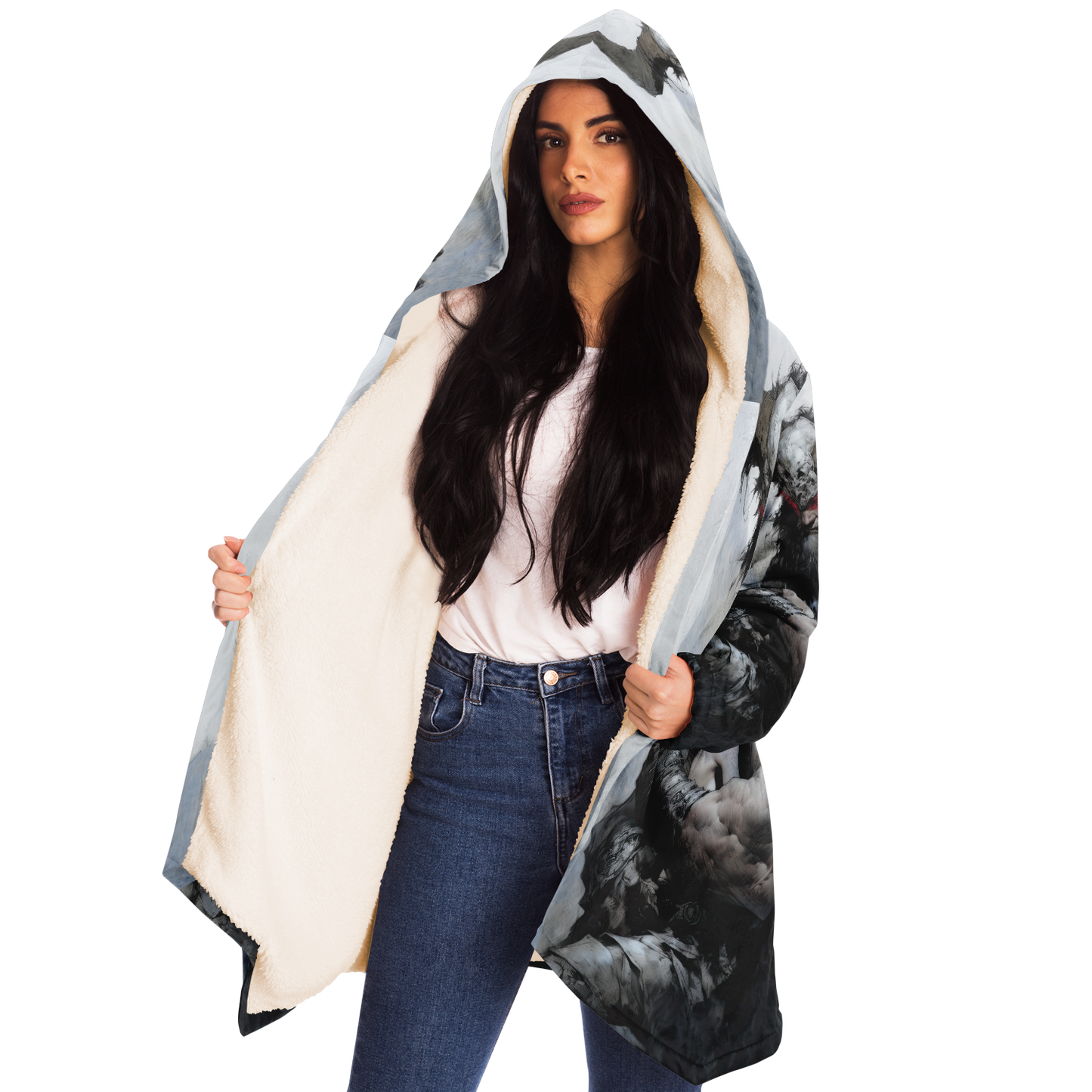 Horned Protector Microfleece Cloak