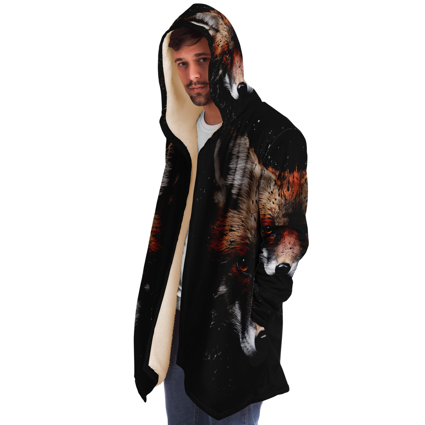 Fox Burst Microfleece Cloak