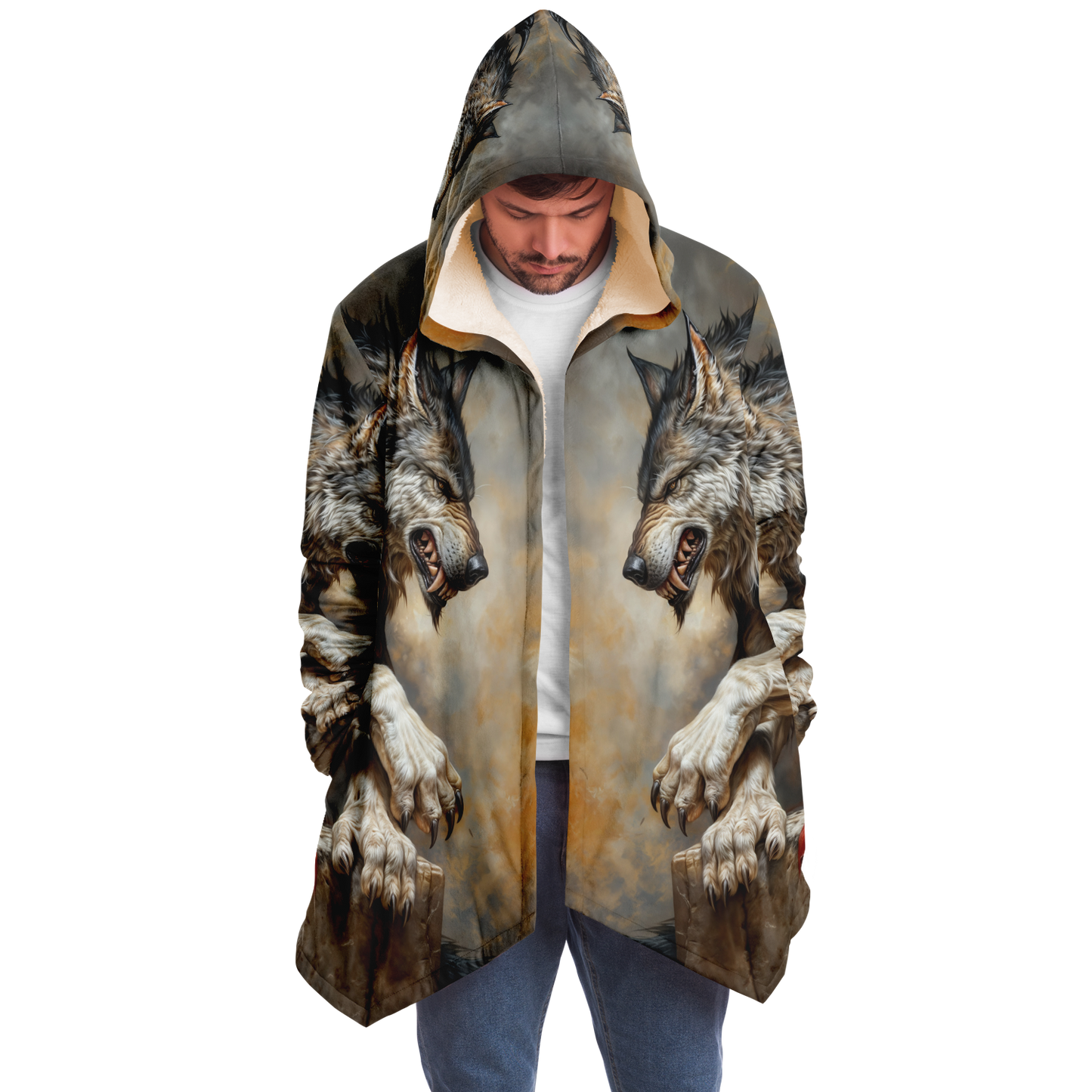 Dracowolf Microfleece Cloak