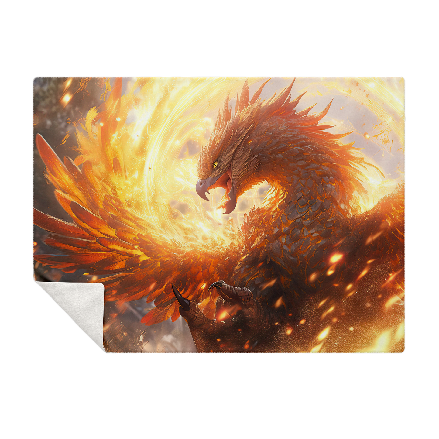 Phoenix Furnace Premium Microfleece Blanket