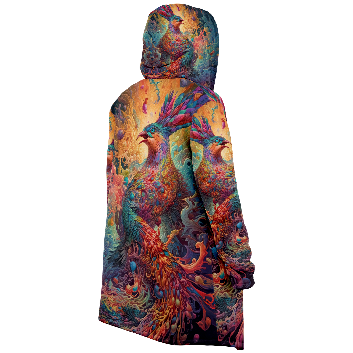 Liquid Light Phoenix Microfleece Cloak