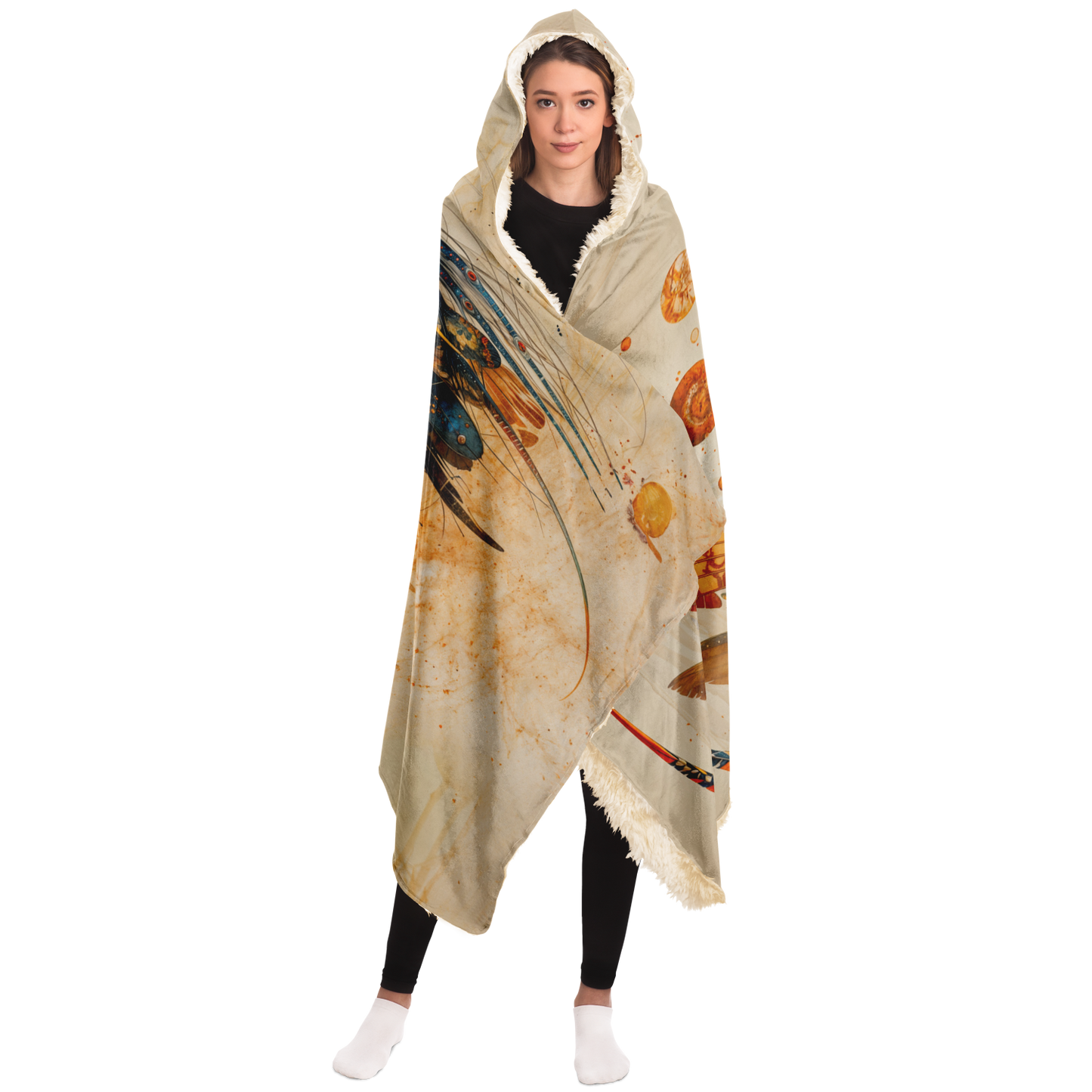 Feather Fae Divebomb Hooded Blanket