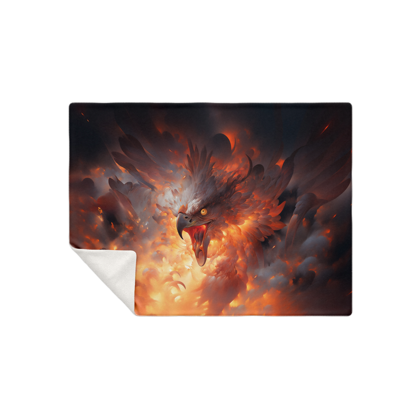 Phoenix Fury Premium Microfleece Blanket