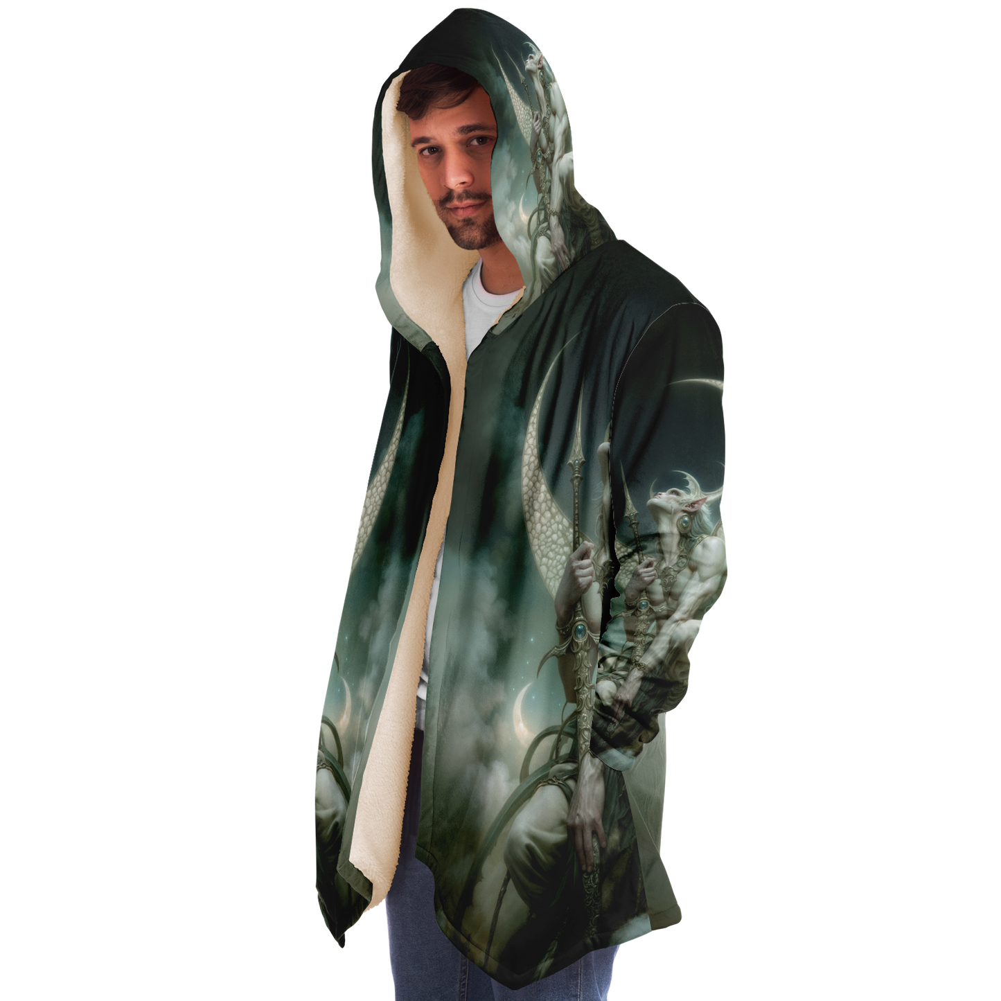 The Eternal Moons Celestial Warrior Microfleece Cloak