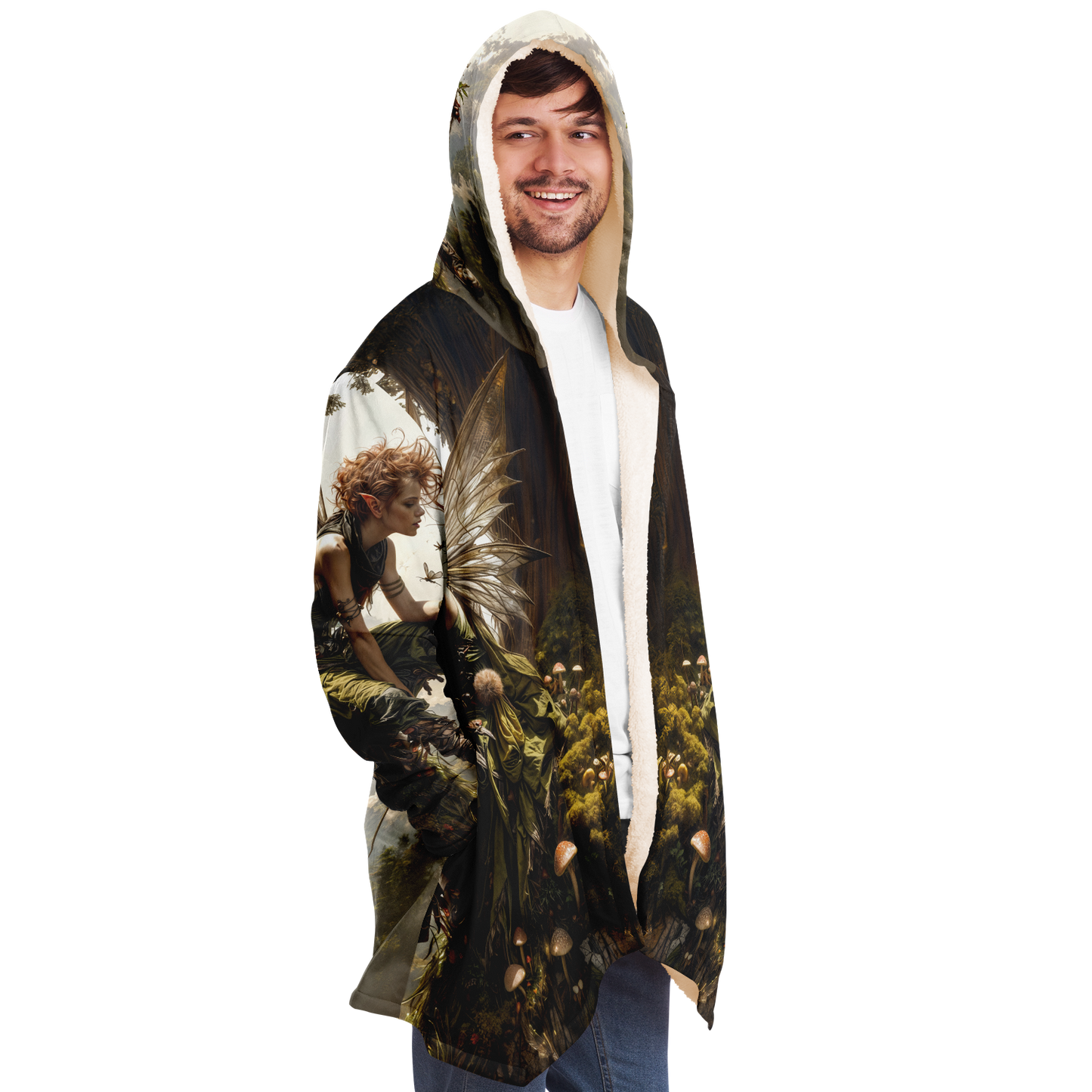 The Woodland Muse Microfleece Cloak