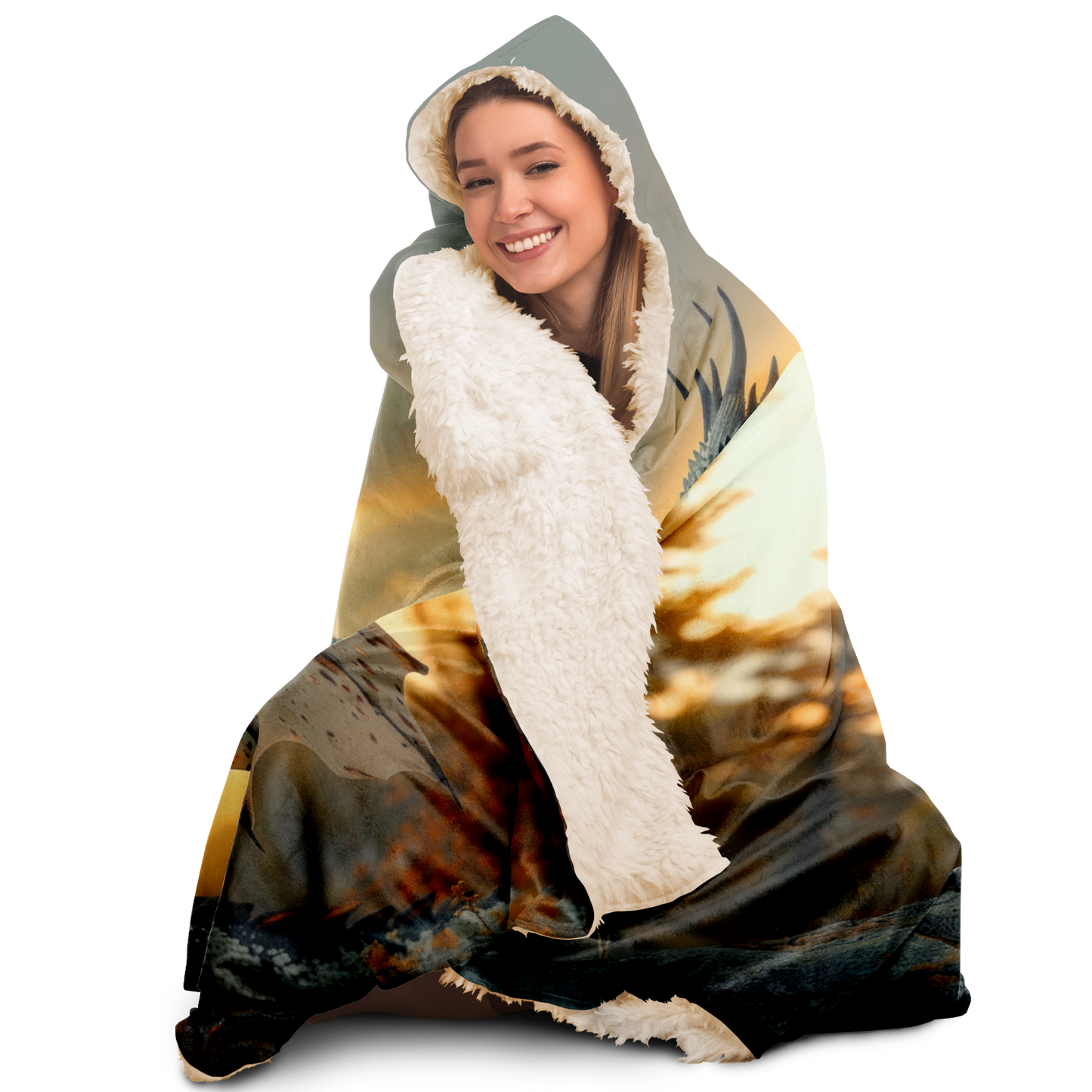 Dawnbringer Drake Hooded Blanket