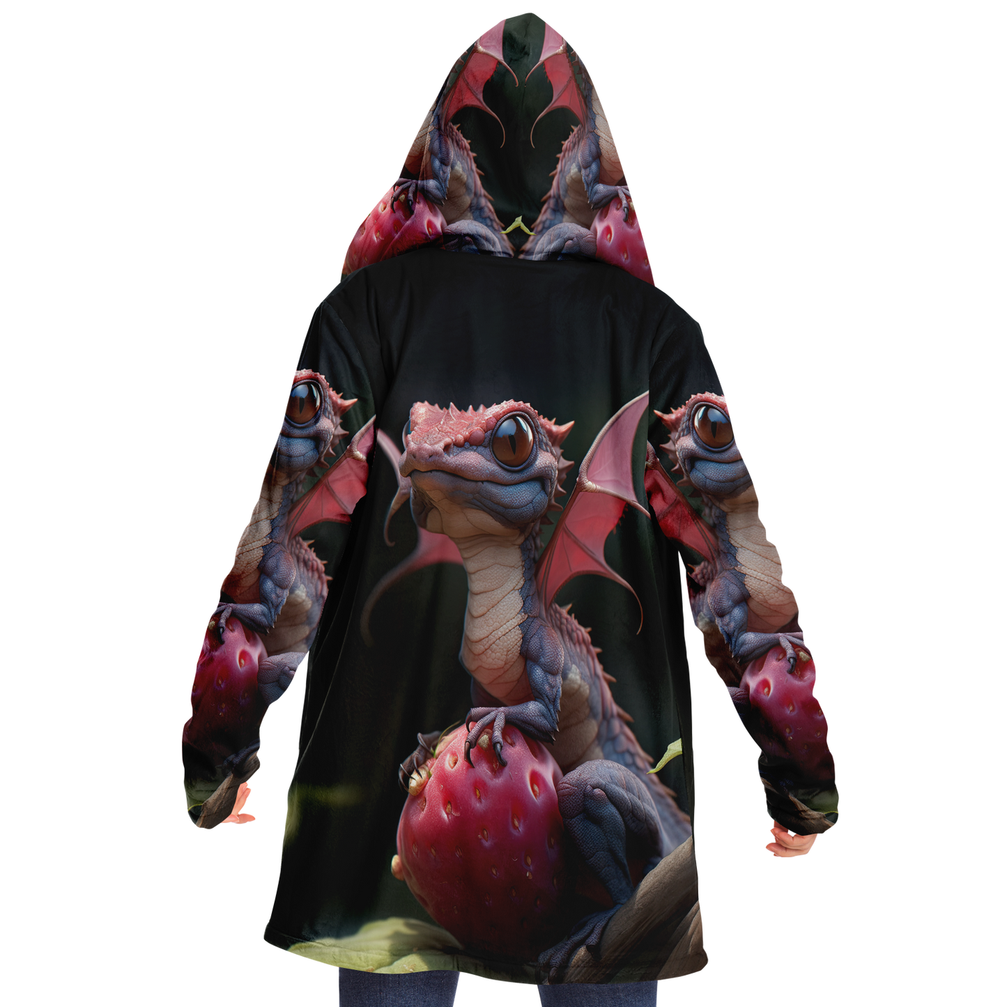 Berry The Fairy Dragon Microfleece Cloak