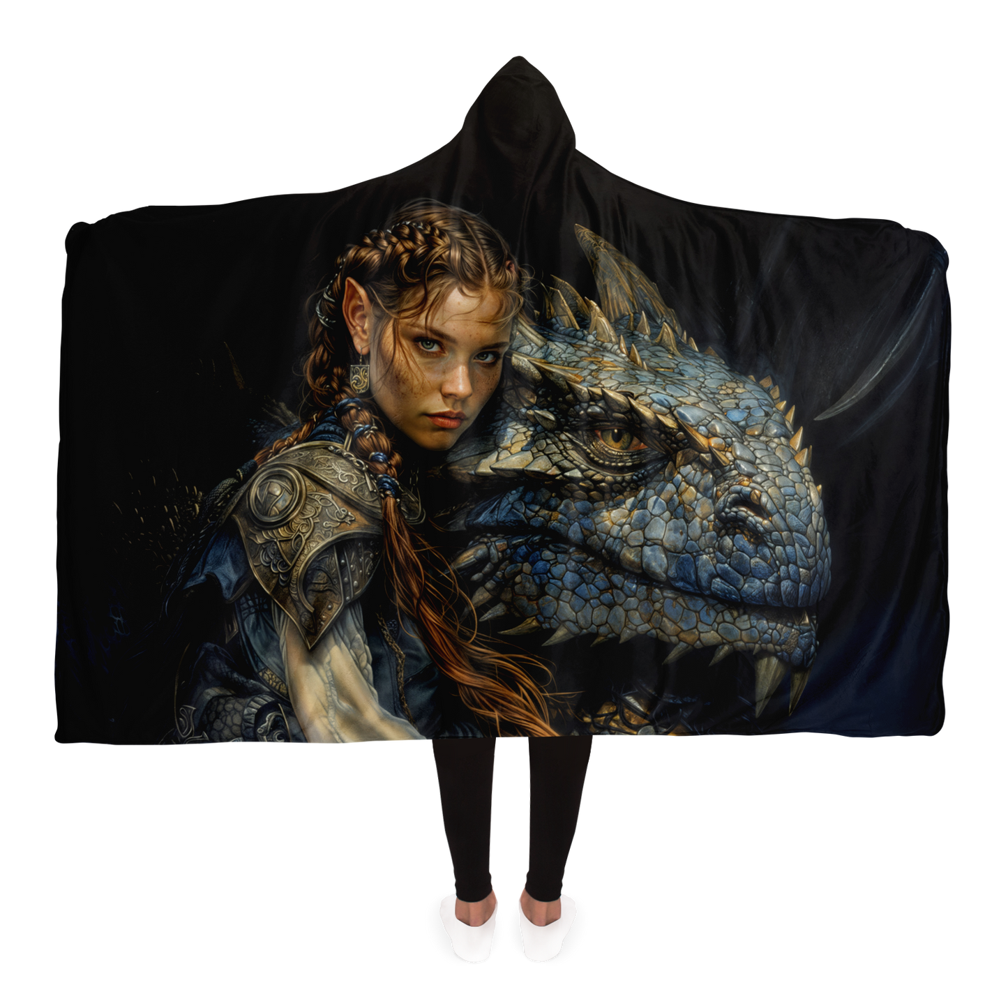 Bond Of The Dragonrider Hooded Blanket