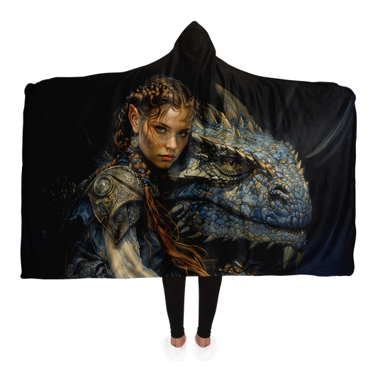 Bond Of The Dragonrider Hooded Blanket