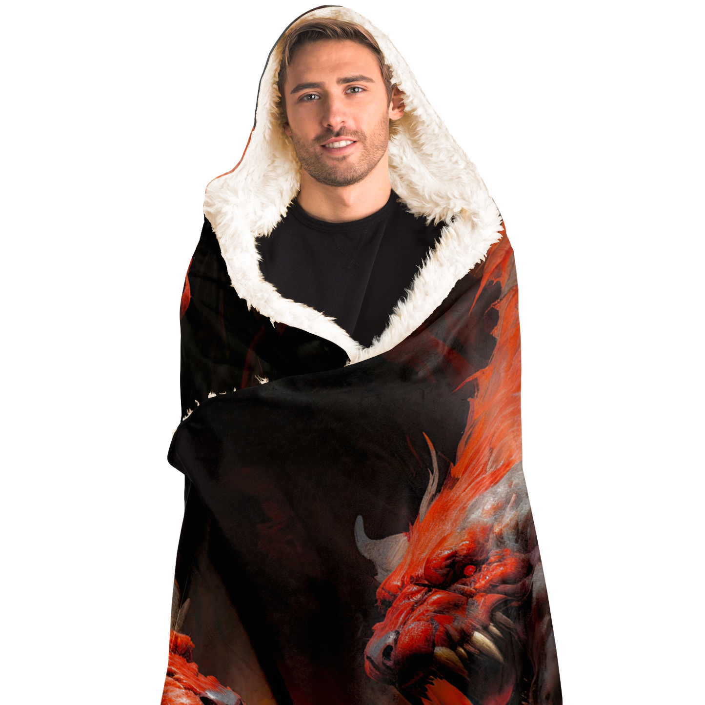 Hound Of Hades Hooded Blanket