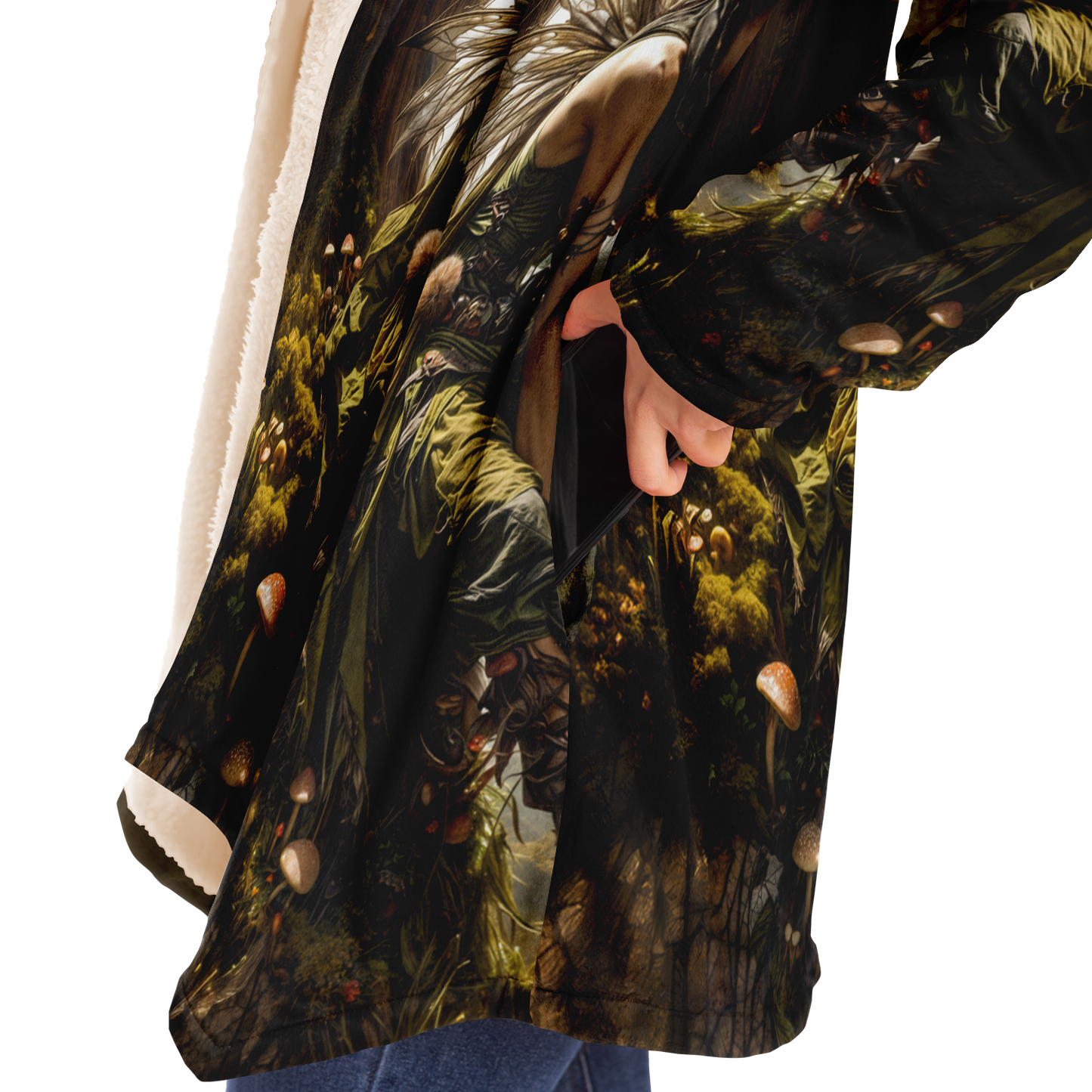 The Woodland Muse Microfleece Cloak