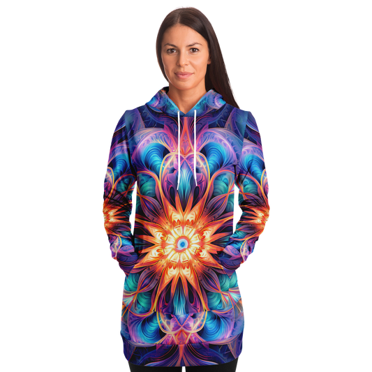 Opal Star Exploder Longline Festival Hoodie