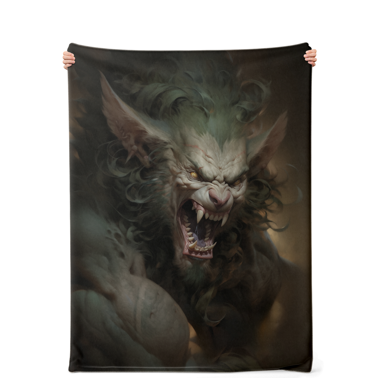 Werecat Premium Microfleece Blanket