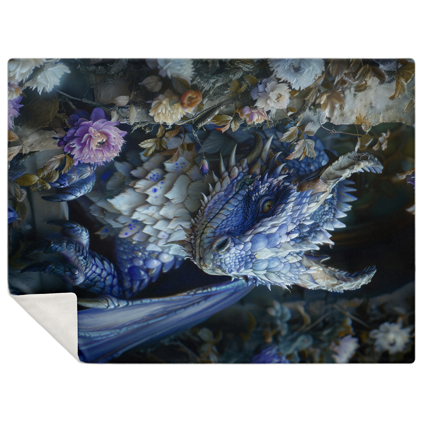 Petalwings Perch Premium Microfleece Blanket