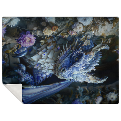 Petalwings Perch Premium Microfleece Blanket