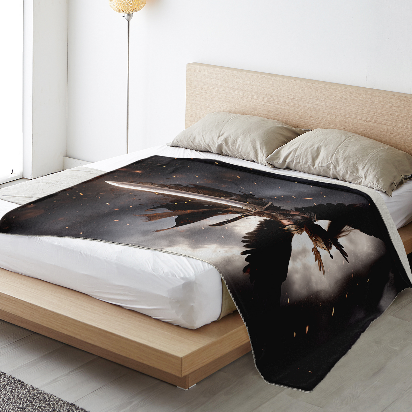 Valkyrie Justice Premium Microfleece Blanket