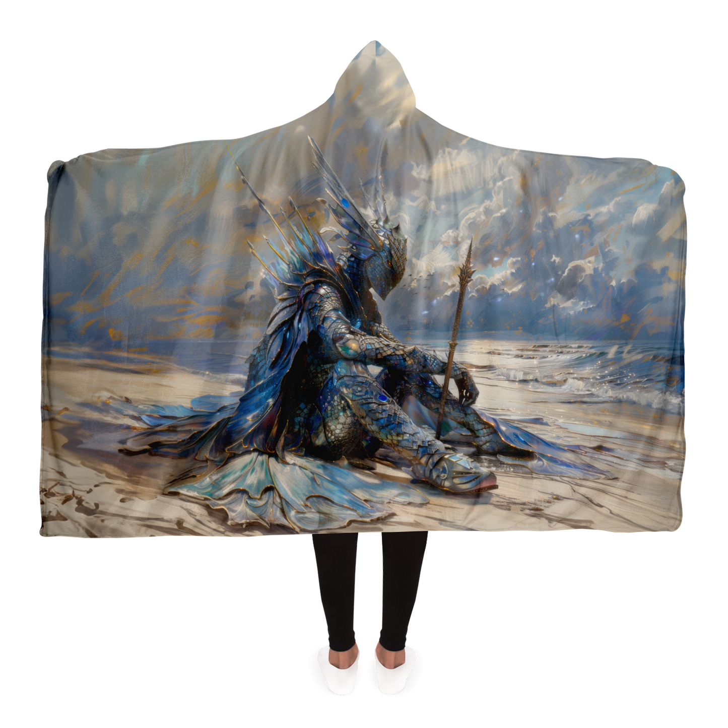 Atlantean Summoner Hooded Blanket